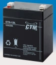 CT5-12L  Pb 12V-5Ah Faston 6.3mm